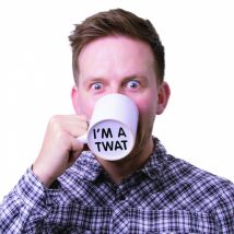 Thumbs Up 'I'm a Twat' Mug, 300ml