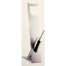 Blue Canyon Luxurious Toilet Roll and Brush Holder, White
