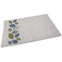 Blue Canyon Cotton Bath Mat, 85cm x 55cm, White