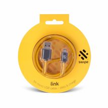 Thumbs Up Link Micro Charge & Sync Cable, 1m, Yellow