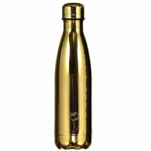 Chilly's Bottles Chilly's Metal Stainless Steel Water Bottle, Chrome Gold, 500ml