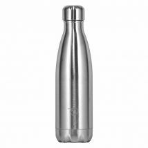 Chilly's Bottles Chilly's Metal Stainless Steel Water Bottle, Silver, 500ml