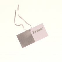 Bodum 'To & From' Gift Tag, Small, Silver