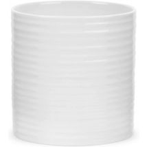 Portmeirion Sophie Conran Porcelain Large Oval Utensil Jar, White