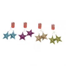 EDCO Christmas Star Ornaments, Assorted