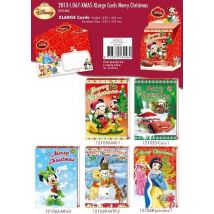 Disney Christmas Card, XL, Assorted