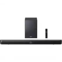 Sharp HT-SBW202 2.1 Soundbar with Wireless Subwoofer Black