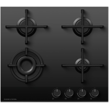 Fisher and Paykel CG604DNGGB4 Series 9 60cm 4 Burner Gas Hob Black