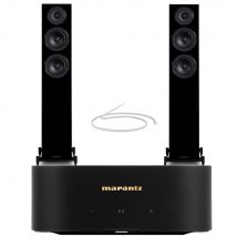 Marantz MODEL M1 2.1 Channel Streaming Amplifier with Wharfedale Diamond 12.3 Floorstanding Speakers Black HiFi Package