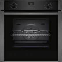Neff B3ACE4AG3B N50 Slide and Hide 60cm Built In Electric Single Oven Graphite Grey A+ Rated