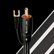 AudioQuest Black Lab 3M Subwoofer Cable with chassis ground connector