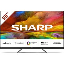 Sharp 4T-C55EQ3KM2AG 55 Inch 4K Ultra HD Smart TV Quantum Dot
