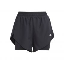 adidas Designed For Training 2in1 5,5in Shorts Dames-Zwart