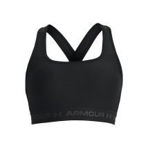 Under Armour Crossback Mid Sport - BH Damen Schwarz, Grau