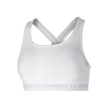 Under Armour Crossback Mid Sport - BH Damen Weiß, Grau