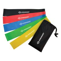 Schildkröt Fitness Mini Resistance Fitnessband 5er Set Bänder-Veelkleurig