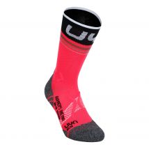 UYN Runner'S One Mid Laufsocken Damen-Pink,Schwarz