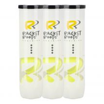 Racket Roots 3x verpakking 4 stuks Training Tennisball