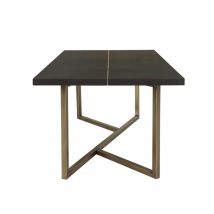Warm Brown Bronze Detailed Dining Table