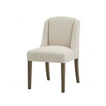 Cream Bouclé Dining Chair
