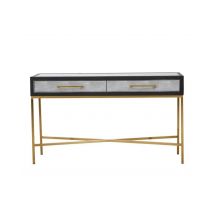 Grey Shagreen Console Table