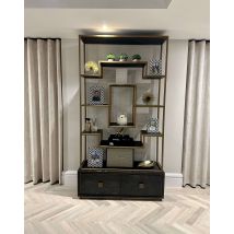 Luxury Brass Detailed Display Unit