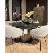 Brass Plated Colosseum Round Dining Table