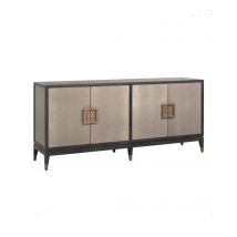 Textured Brass Trim Sideboard