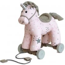 Little Bird Told Me Celeste Unicorn 2-in-1 Pull Along Toy