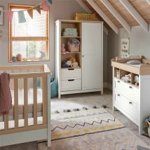 Mamas & Papas Harwell 3 Piece Furniture Range (Cot Bed, Dresser Changer & Wardrobe)