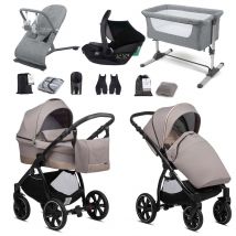 Noordi Sole Go 3in1 Essential Starter Travel & Nursery Bundle, Beige