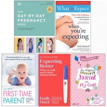 What to Expect When You're Expecting Day by Day Pregnancy Book 5 Book Set Collection