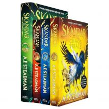 Skandar Series 4 Books Collection Set By A.F. Steadman (Skandar and the Chaos Trials, Skandar and the Phantom Rider, Skandar and the Unicorn Thief & Skandar and the Skeleton Curse)