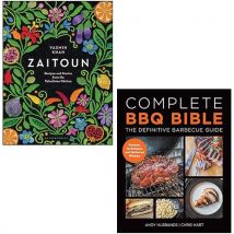 Zaitoun: Recipes and Stories from the Palestinian Kitchen & Complete BBQ BIBLE The Definitive Barbecue Guide 2 Books Collection Set