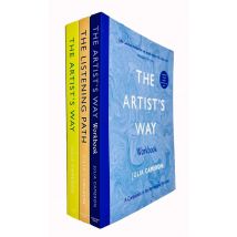 Julia Cameron 3 Book Set Artist&#39;s Way Artist&#39;s Way Workbook Listening Path