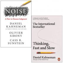 Noise And Thinking Fast And Slow By Daniel Kahneman 2 Book Set