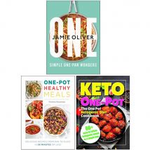 Jamie Oliver One Pot Ketogenic Diet Cookbook 3 Book Set