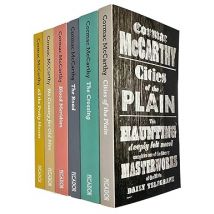 Cormac McCarthy Collection 6 Books Set Cities of Plain, Crossing, Road, Blood Meridian