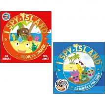 2 Book Set I Spy Island Series By Paul Linnet And Sue Hendra I Spy Island And Book Vs Shark