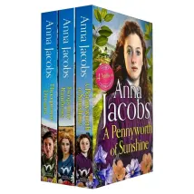 Anna Jacobs Michaels Family Series 3 Book Set A Pennyworth Of Sunshine Twopenny Rainbows Threepenny Dreams