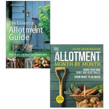 The Essential Allotment Guide And Allotment Month By Month 2 Book Set By John Harrison And Alan Buckingham
