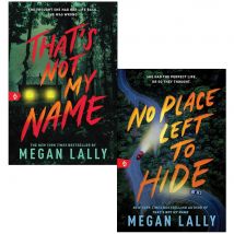 Megan Lally 2 Book Set That's Not My Name No Place Left To Hide Mystery Thriller