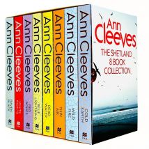 Ann Cleeves Shetland Series Collection 8 Books Set (Blue Lightning, Raven Black, White Nights &amp; More...)