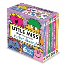 Little Miss Pocket Library by Roger Hargreaves 6 Books Collection Set - Ages 1+ - Board Book