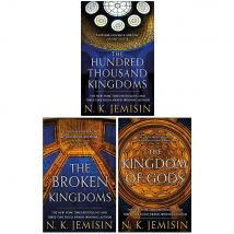 Inheritance Trilogy 3 Book Set by N. K. Jemisin The Hundred-Thousand Kingdoms The Broken Kingdoms The Kingdom Of Gods