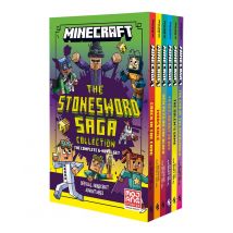 Minecraft Complete 6 Book Stonesword Saga: Official illustrated LitRPG children’s gaming fiction