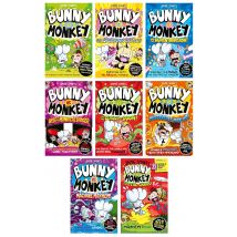 Bunny Vs Monkey by Jamie Smart 8 Books Collection Set - Ages 5+ - Paperback