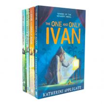 The One and Only Series 4 Book Set By Katherine Applegate Including Ivan Bob Ruby Family