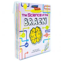 Flowchart Explorers Human Body STEM 6 Science Books Set (Brain, Digestive, Heart, Lungs)