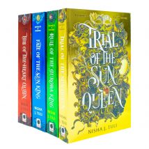 Artefacts of Ouranos Series 4 Book Set by Nisha J Tuli Trial of the Sun Queen Epic Fantasy Collection